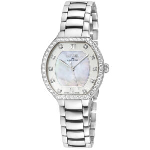 Витрина gevril lugano diamond mother of pearl dial ladies watch 14241b