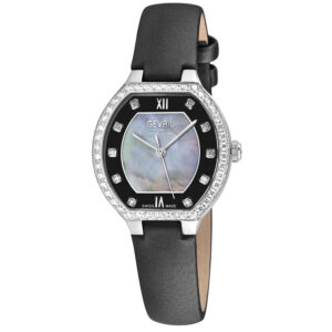 Home gevril lugano diamond mother of pearl dial ladies watch 14247