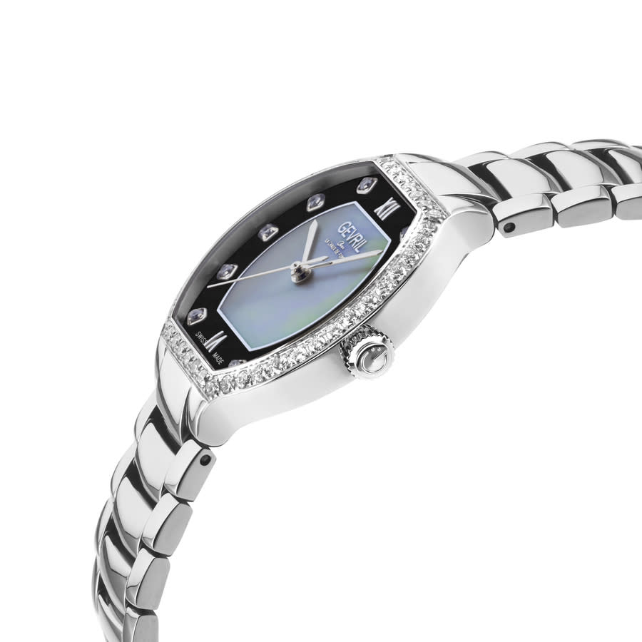 gevril lugano diamond mother of pearl dial ladies watch 14247b gevril lugano diamond mother of pearl dial ladies watch 14247b