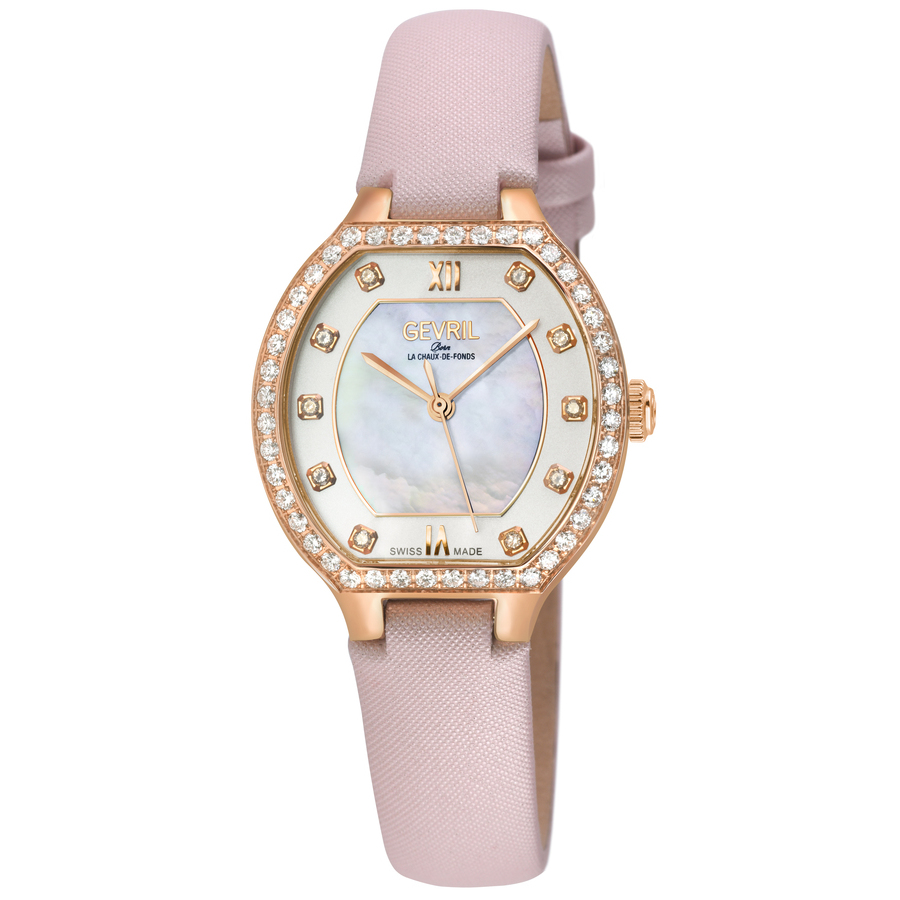 gevril lugano diamond mother of pearl dial ladies watch 14251 gevril lugano diamond mother of pearl dial ladies watch 14251