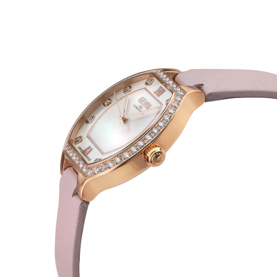 gevril lugano diamond mother of pearl dial ladies watch 14251 gevril lugano diamond mother of pearl dial ladies watch 14251