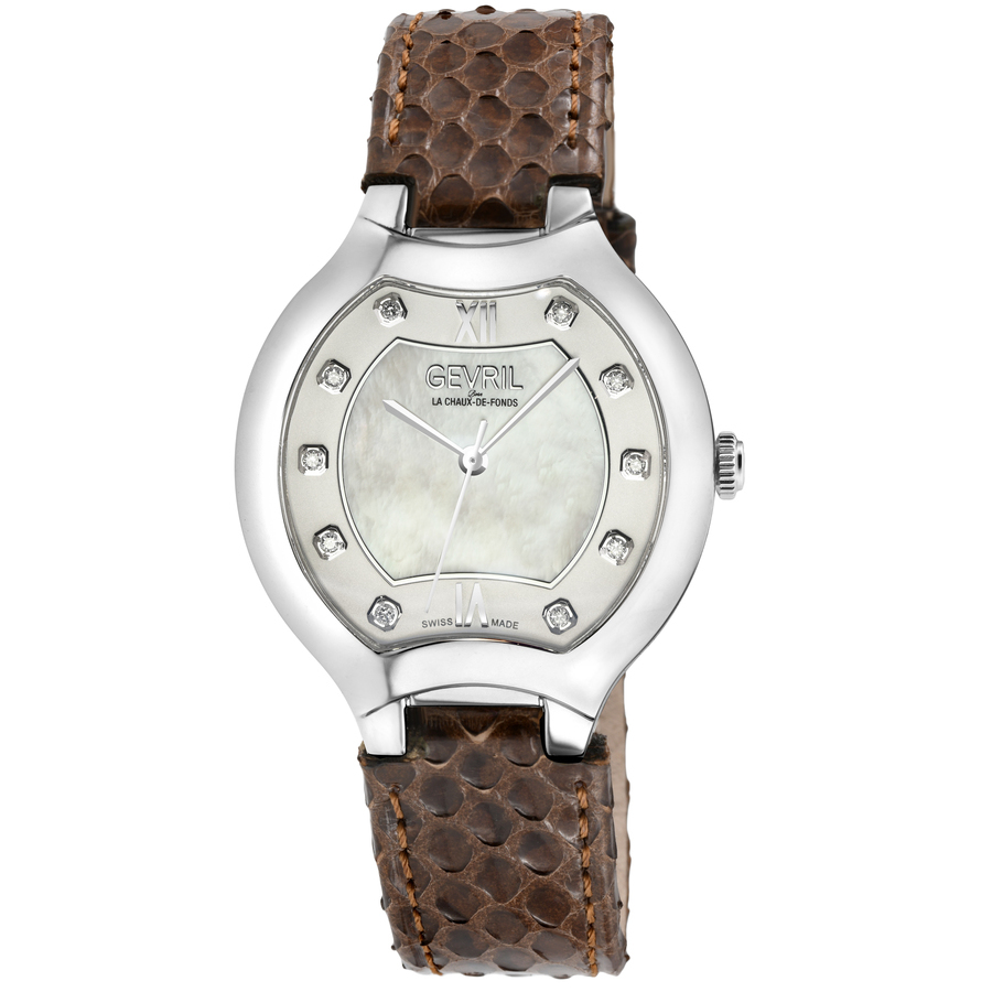 gevril lugano mother of pearl dial ladies watch 11041 gevril lugano mother of pearl dial ladies watch 11041