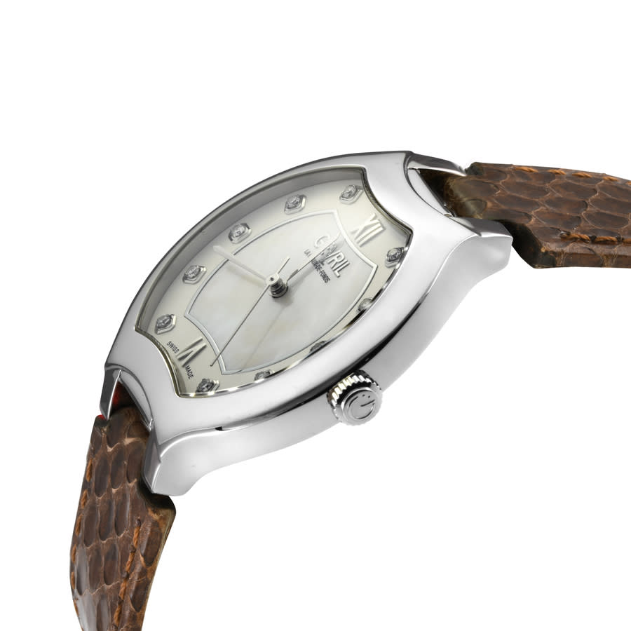 gevril lugano mother of pearl dial ladies watch 11041 gevril lugano mother of pearl dial ladies watch 11041