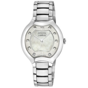 gevril lugano mother of pearl dial ladies watch 11041b