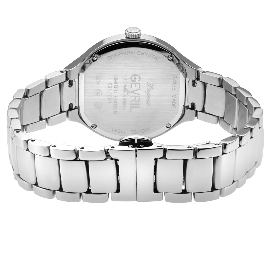 gevril lugano mother of pearl dial ladies watch 11041b gevril lugano mother of pearl dial ladies watch 11041b