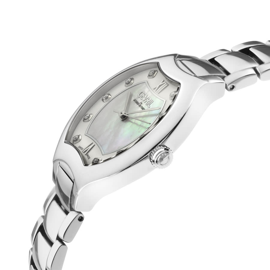 gevril lugano mother of pearl dial ladies watch 11041b gevril lugano mother of pearl dial ladies watch 11041b