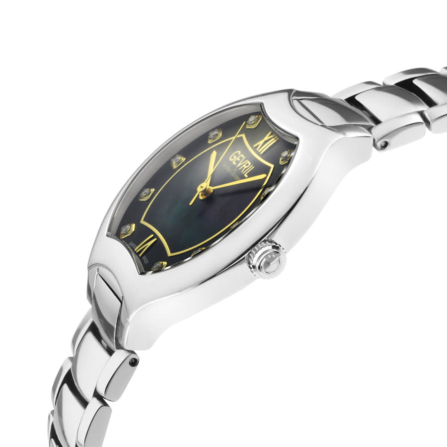 gevril lugano mother of pearl dial ladies watch 11047b gevril lugano mother of pearl dial ladies watch 11047b