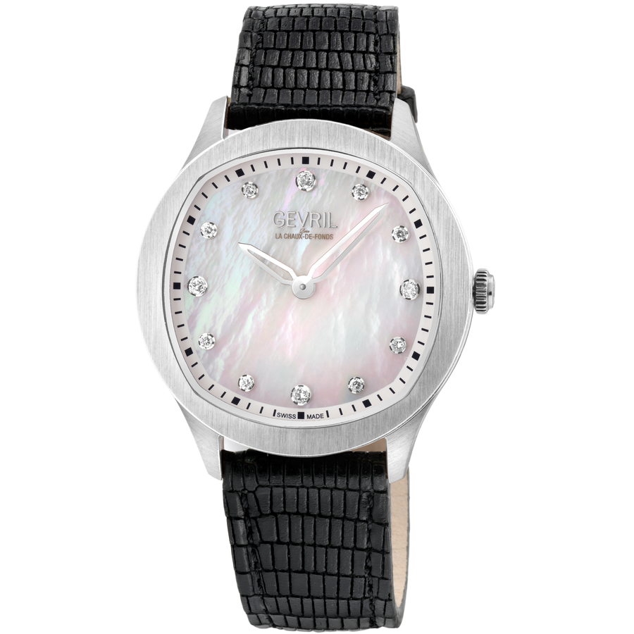 gevril morcote diamond mother of pearl dial ladies watch 10041 gevril morcote diamond mother of pearl dial ladies watch 10041