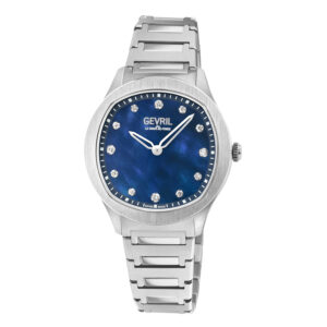gevril morcote diamond mother of pearl dial ladies watch 10043b