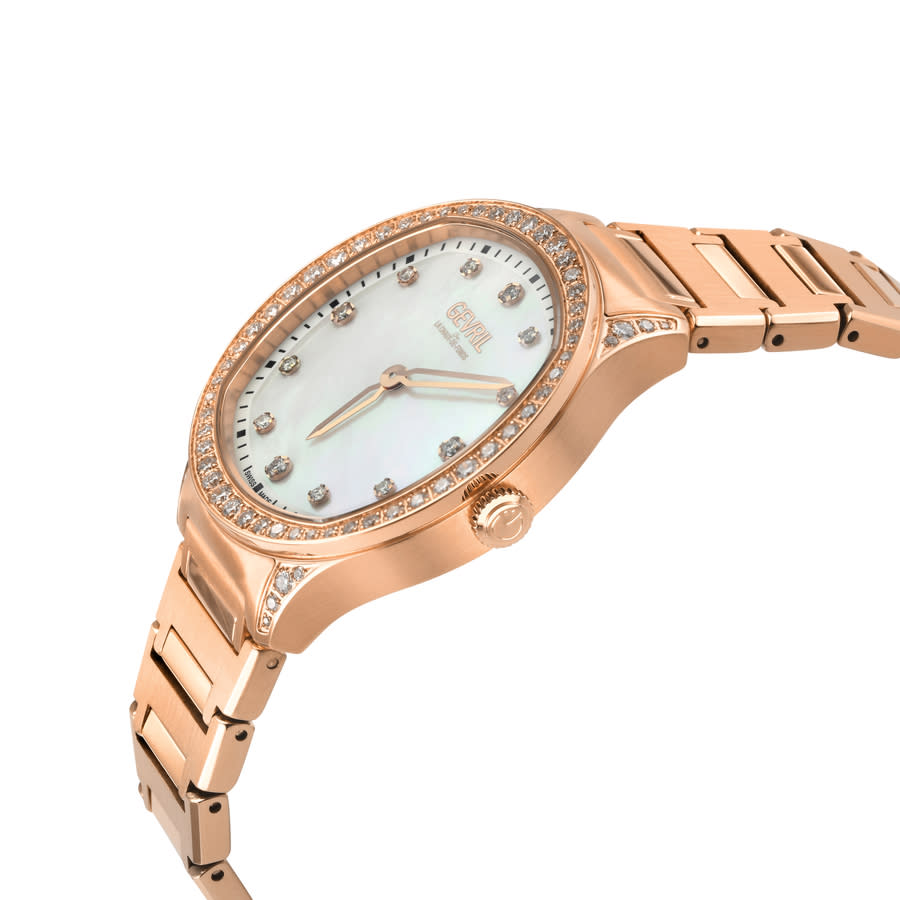 gevril morcote diamond mother of pearl dial ladies watch 10251b gevril morcote diamond mother of pearl dial ladies watch 10251b