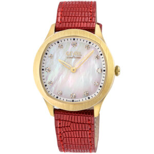 gevril morcote quartz diamond ladies watch 10021