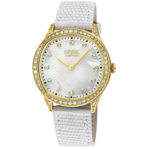 gevril morcote quartz diamond ladies watch 10221