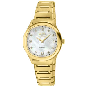 gevril morcote quartz diamond ladies watch 19021b