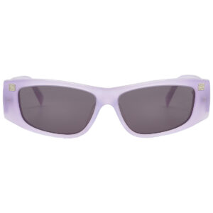 givenchy dark grey rectangular ladies sunglasses gv40048f 78a 56