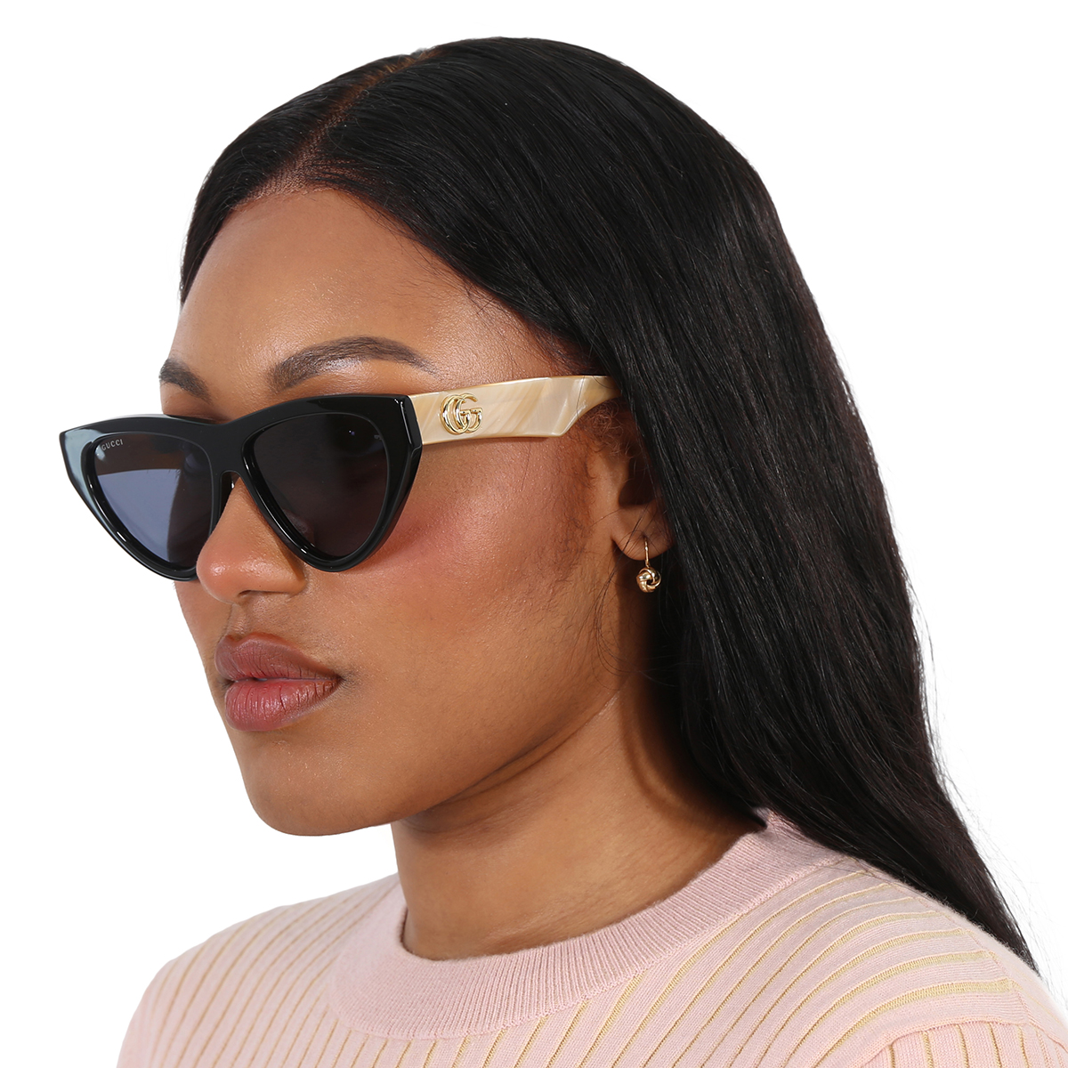 gucci blue cat eye ladies sunglasses gg1333s 004 58 gucci blue cat eye ladies sunglasses gg1333s 004 58