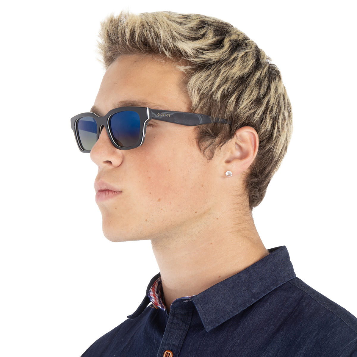 gucci blue gradient square men's sunglasses gg1641sa 003 53 gucci blue gradient square men's sunglasses gg1641sa 003 53