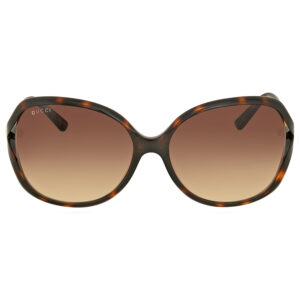 Home gucci brown butterfly ladies sunglasses gg0076s 003 60