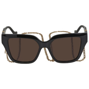 Витрина gucci brown cat eye ladies sunglasses gg1023s 005 54