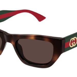 gucci brown cat eye ladies sunglasses gg2116s 002 52