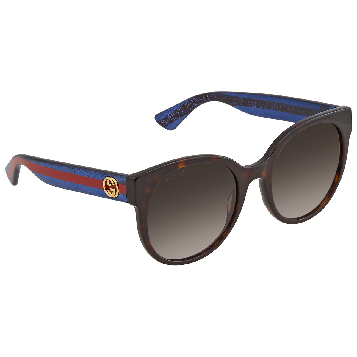 gucci brown gradient round ladies sunglasses gg0035sn 004 54 gucci brown gradient round ladies sunglasses gg0035sn 004 54