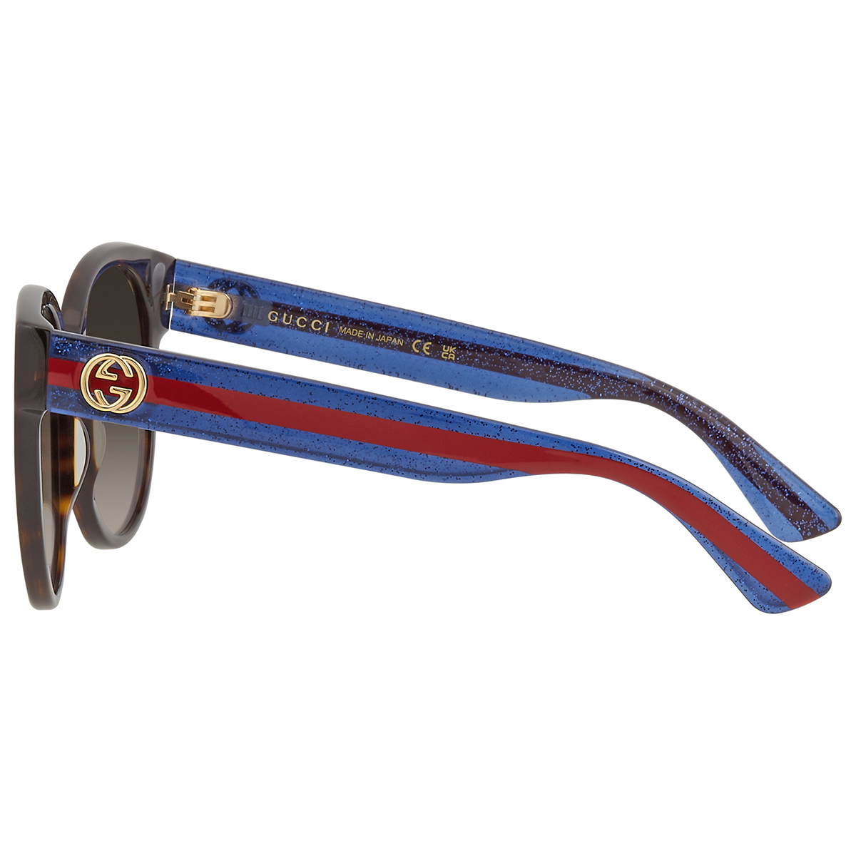 gucci brown gradient round ladies sunglasses gg0035sn 004 54 gucci brown gradient round ladies sunglasses gg0035sn 004 54