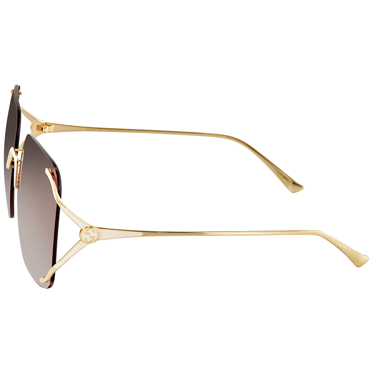 gucci brown gradient square ladies sunglasses gg0646s 002 60 gucci brown gradient square ladies sunglasses gg0646s 002 60