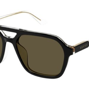 Home gucci brown navigator men's sunglasses gg1823sa 003 57