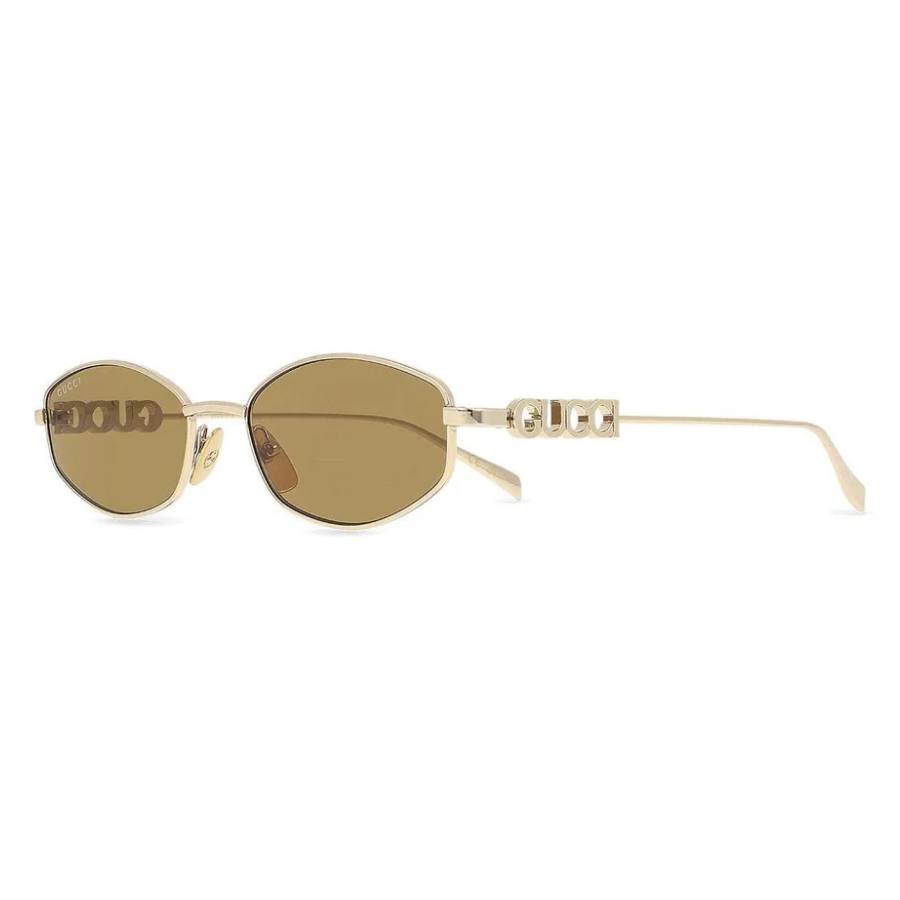 gucci brown oval ladies sunglasses gg1802s 005 55 gucci brown oval ladies sunglasses gg1802s 005 55