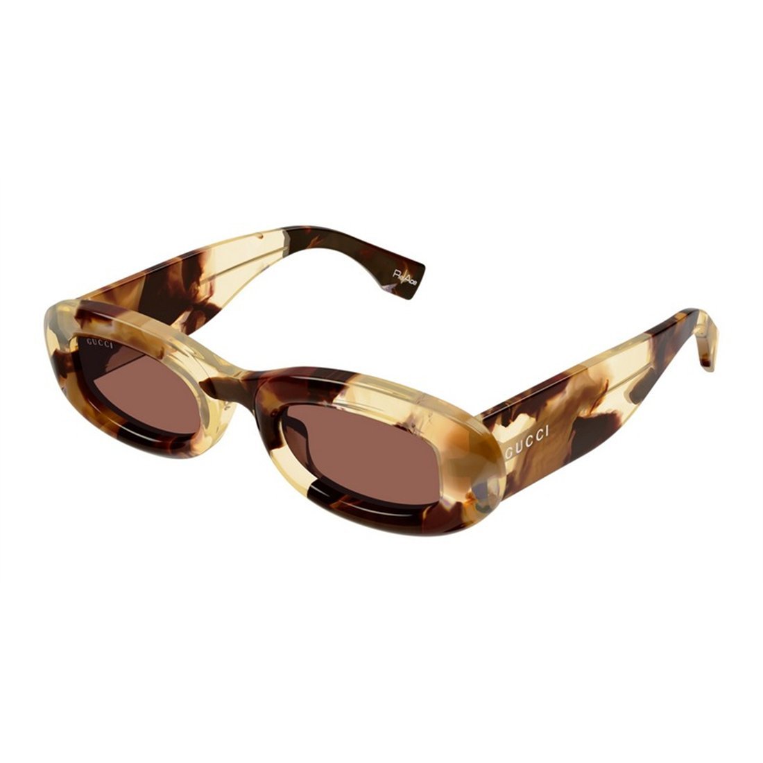 gucci brown oval ladies sunglasses gg1907s 001 48 gucci brown oval ladies sunglasses gg1907s 001 48
