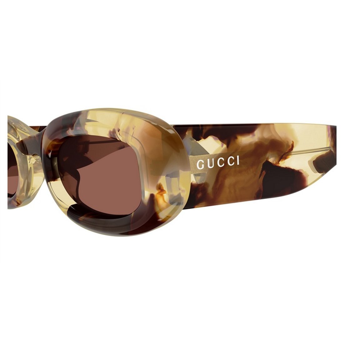 gucci brown oval ladies sunglasses gg1907s 001 48 gucci brown oval ladies sunglasses gg1907s 001 48