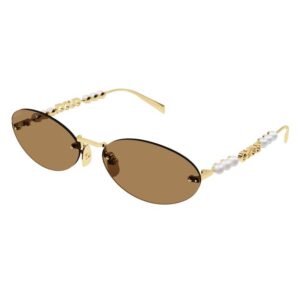 Витрина gucci brown oval ladies sunglasses gg1922s 003 62