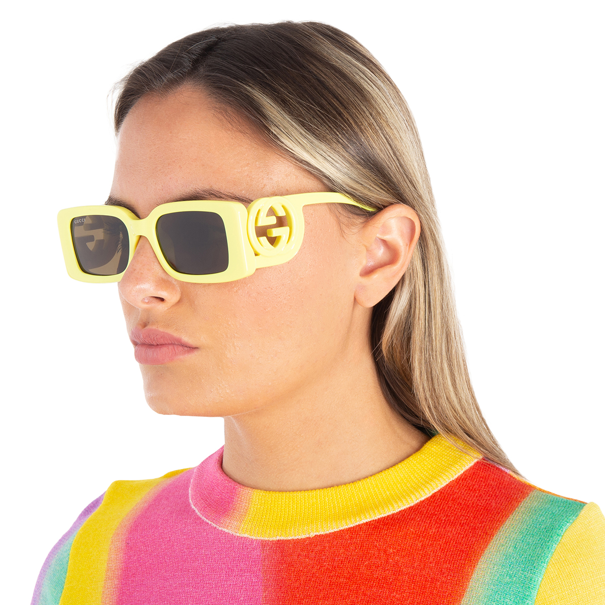 gucci brown rectangular ladies sunglasses gg1325s 007 54 gucci brown rectangular ladies sunglasses gg1325s 007 54