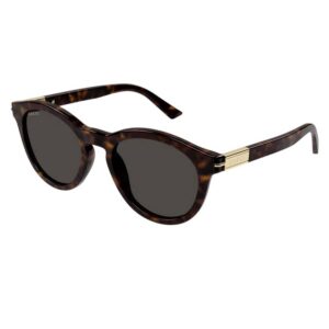 Home gucci brown round men's sunglasses gg1501s 002 52
