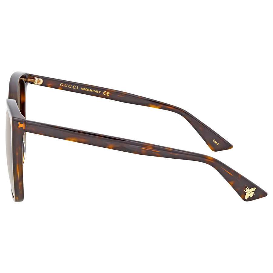 gucci brown gradient cat eye ladies sunglasses gg0022s 003 57 gucci brown gradient cat eye ladies sunglasses gg0022s 003 57