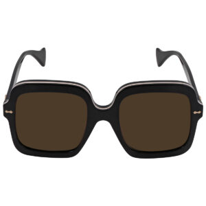 Home gucci brown square ladies sunglasses gg1241s 001 56