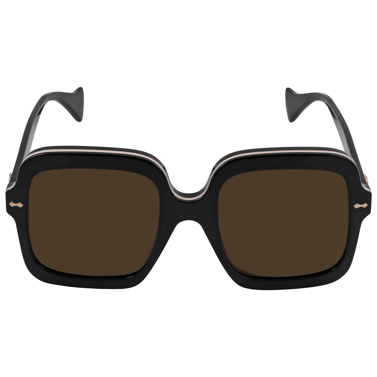 gucci brown square ladies sunglasses gg1241s 001 56 gucci brown square ladies sunglasses gg1241s 001 56