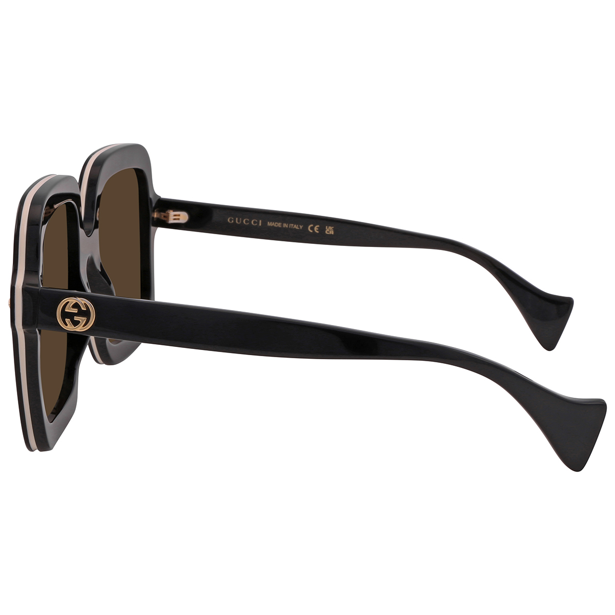 gucci brown square ladies sunglasses gg1241s 001 56 gucci brown square ladies sunglasses gg1241s 001 56
