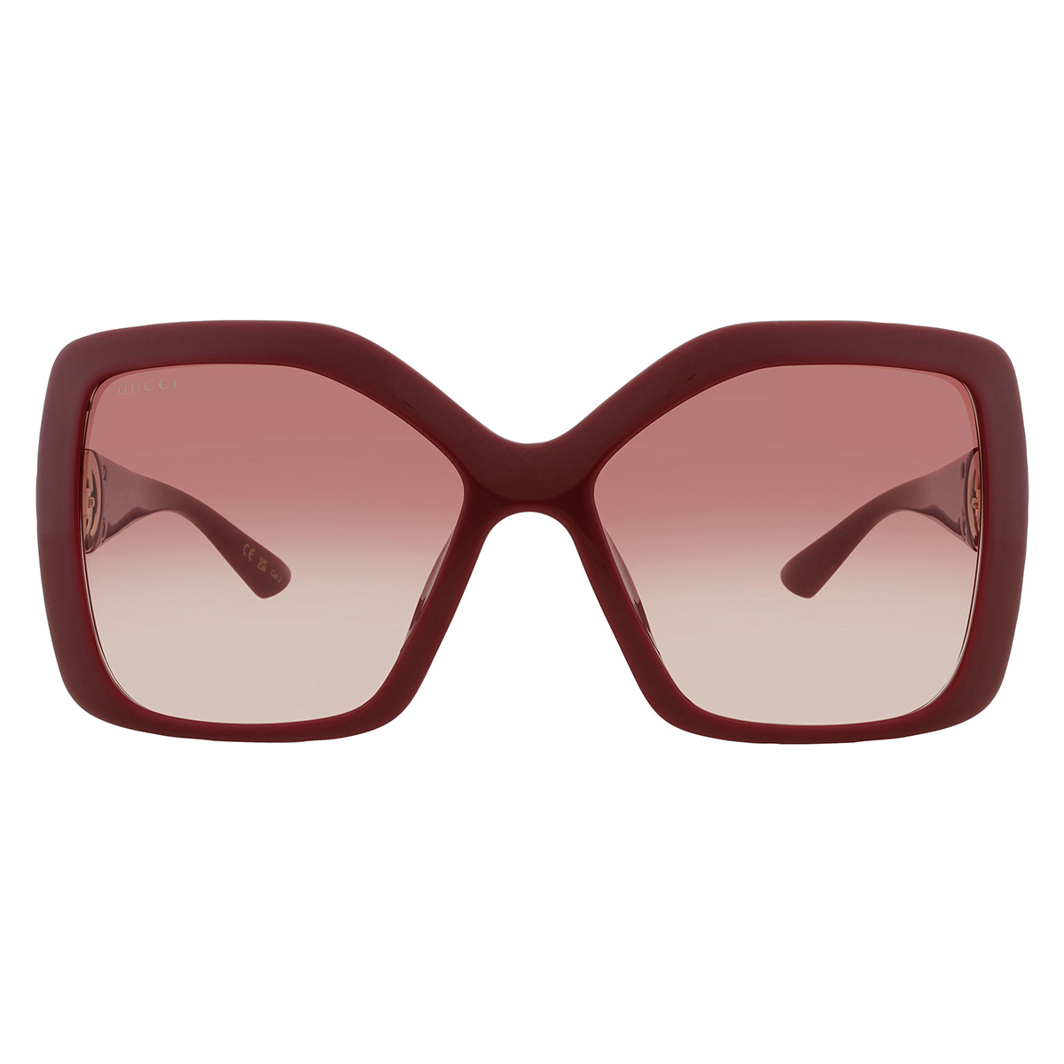 gucci burgundy gradient square ladies sunglasses gg2015s 002 59 gucci burgundy gradient square ladies sunglasses gg2015s 002 59