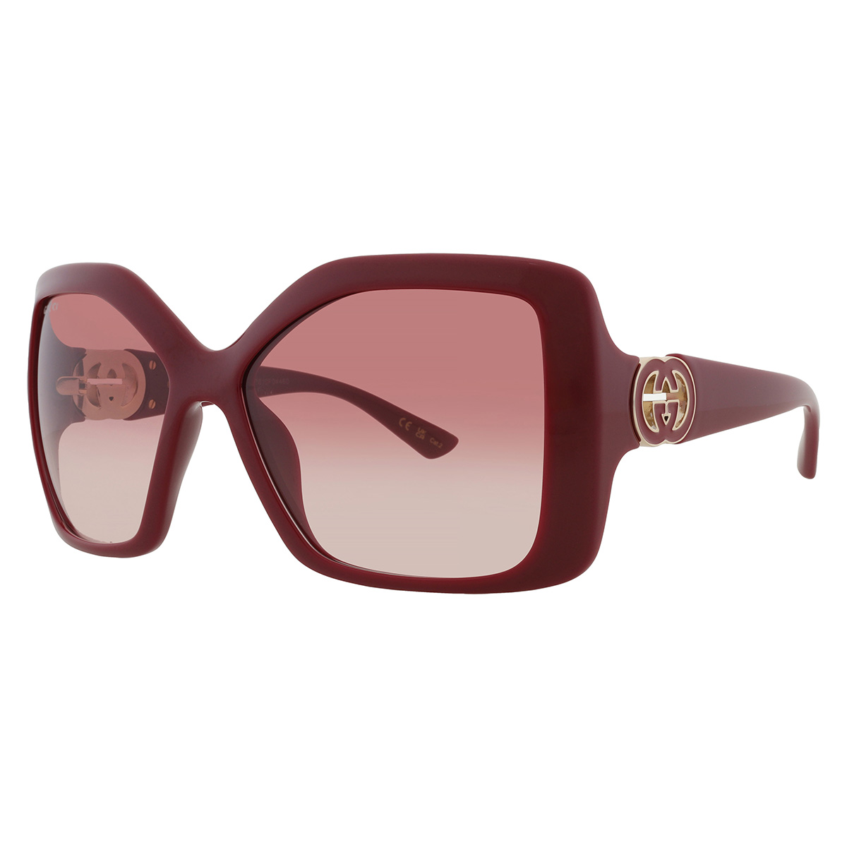 gucci burgundy gradient square ladies sunglasses gg2015s 002 59 gucci burgundy gradient square ladies sunglasses gg2015s 002 59