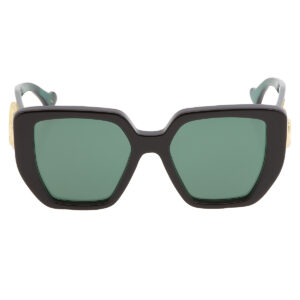 Home gucci green geometric ladies sunglasses gg0956s 001 54