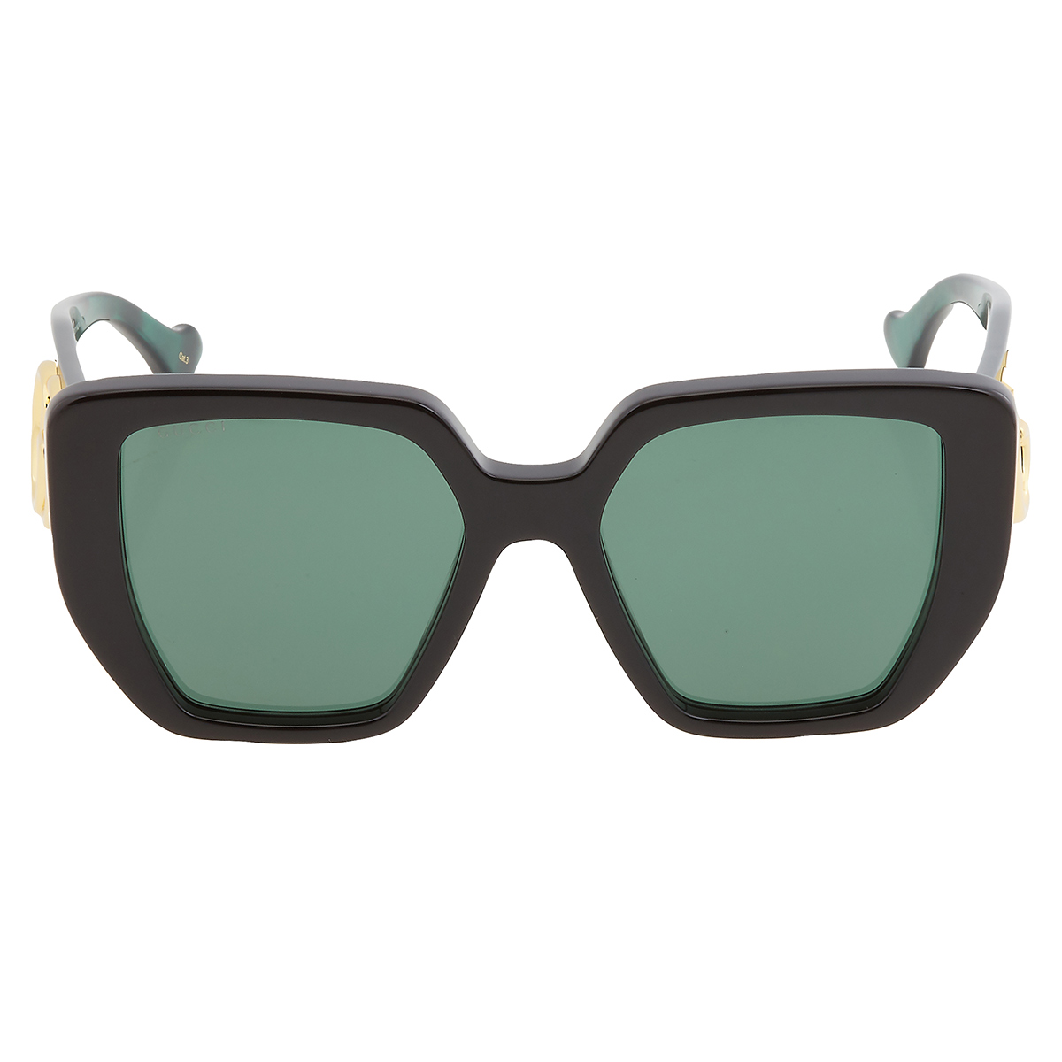 gucci green geometric ladies sunglasses gg0956s 001 54 gucci green geometric ladies sunglasses gg0956s 001 54