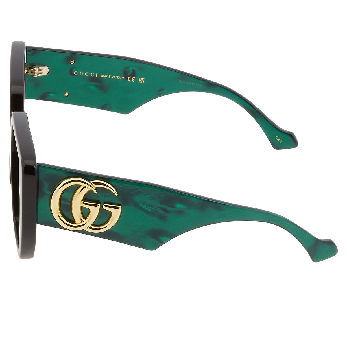 gucci green geometric ladies sunglasses gg0956s 001 54 gucci green geometric ladies sunglasses gg0956s 001 54