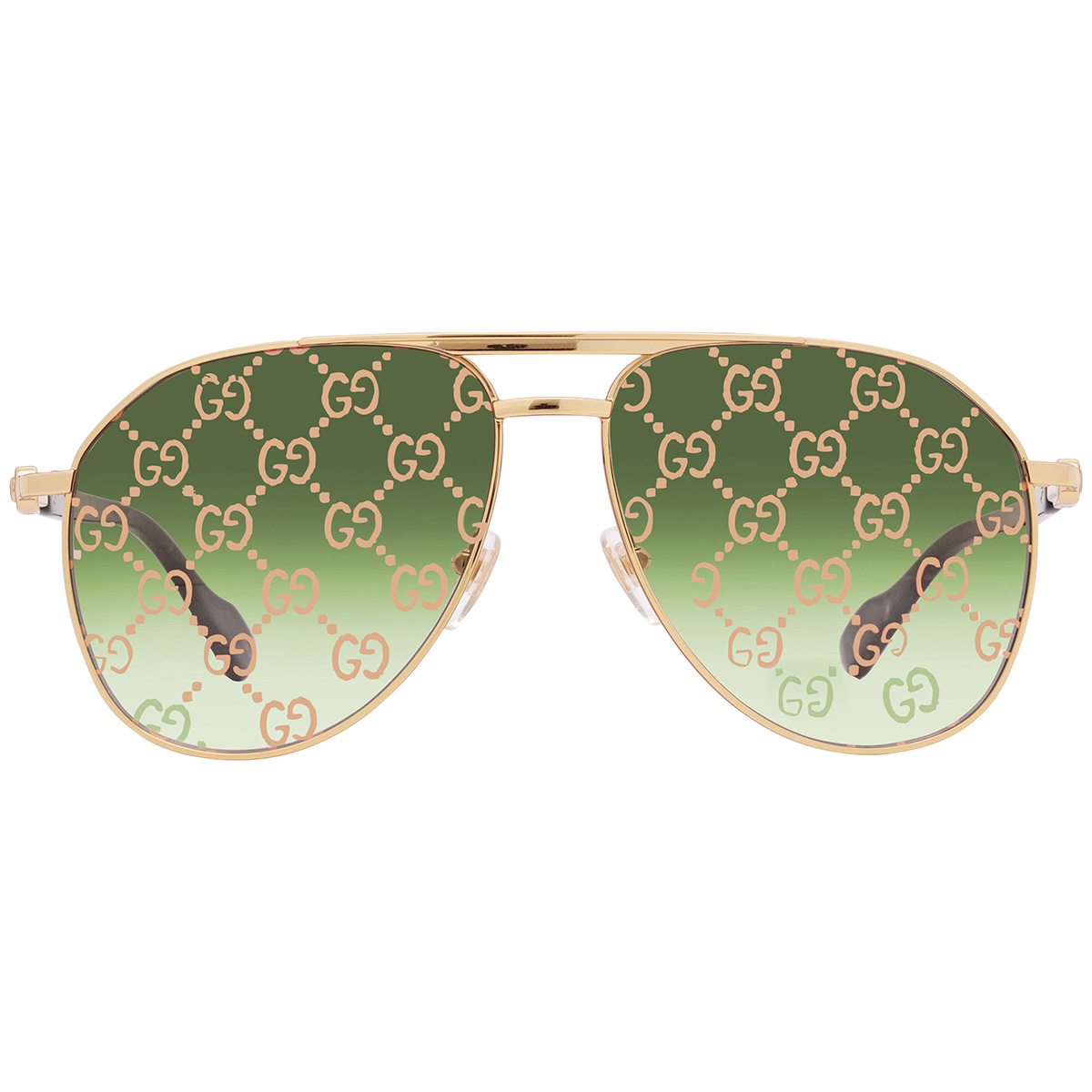 gucci green logo pilot men's sunglasses gg1220s 004 59 gucci green logo pilot men's sunglasses gg1220s 004 59
