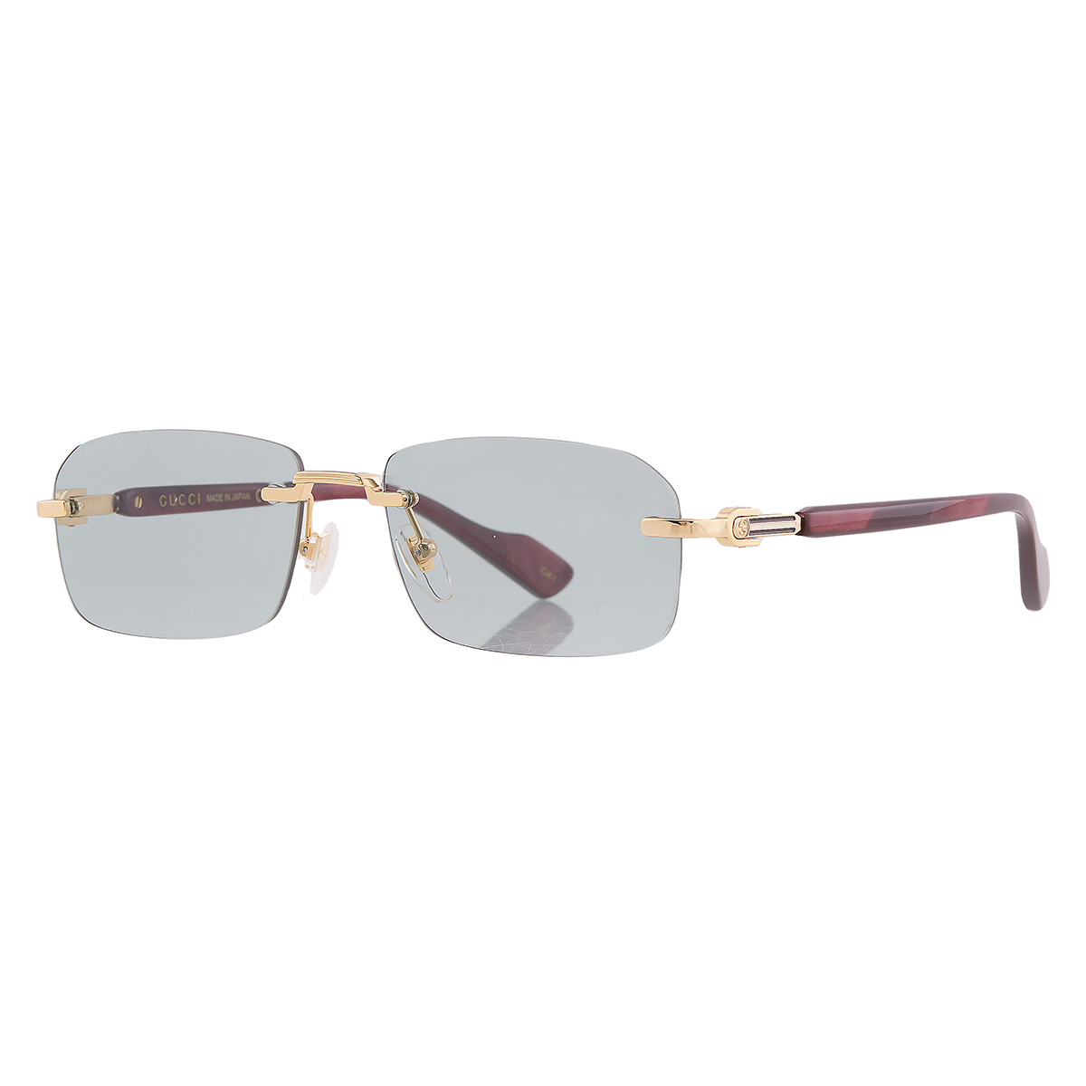gucci green rectangular men's sunglasses gg1221s 003 56 gucci green rectangular men's sunglasses gg1221s 003 56