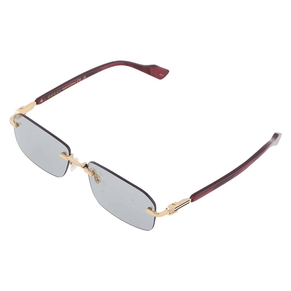 gucci green rectangular men's sunglasses gg1221s 003 56 gucci green rectangular men's sunglasses gg1221s 003 56