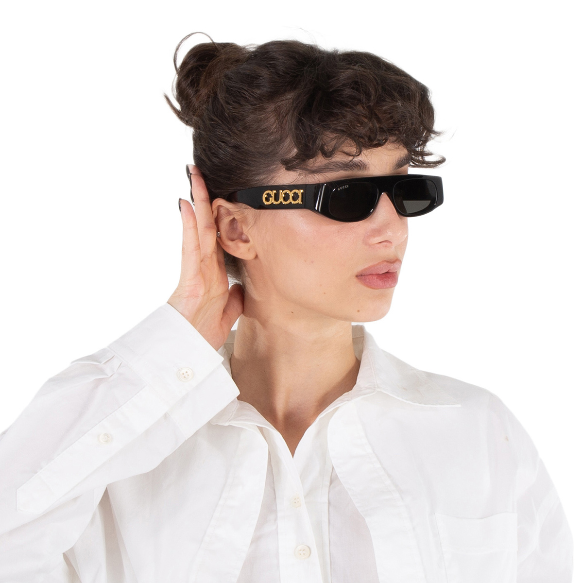 gucci grey browline ladies sunglasses gg1771s 001 51 gucci grey browline ladies sunglasses gg1771s 001 51