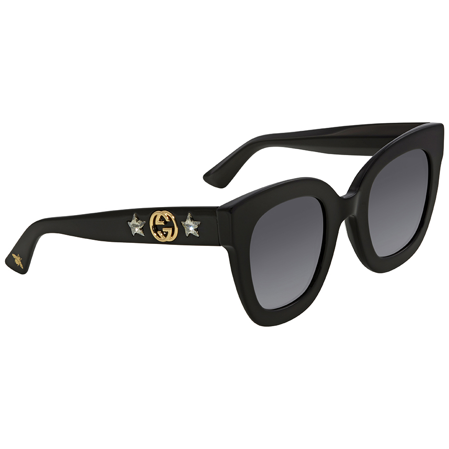 gucci grey butterfly ladies sunglasses gg0208s 001 49 gucci grey butterfly ladies sunglasses gg0208s 001 49