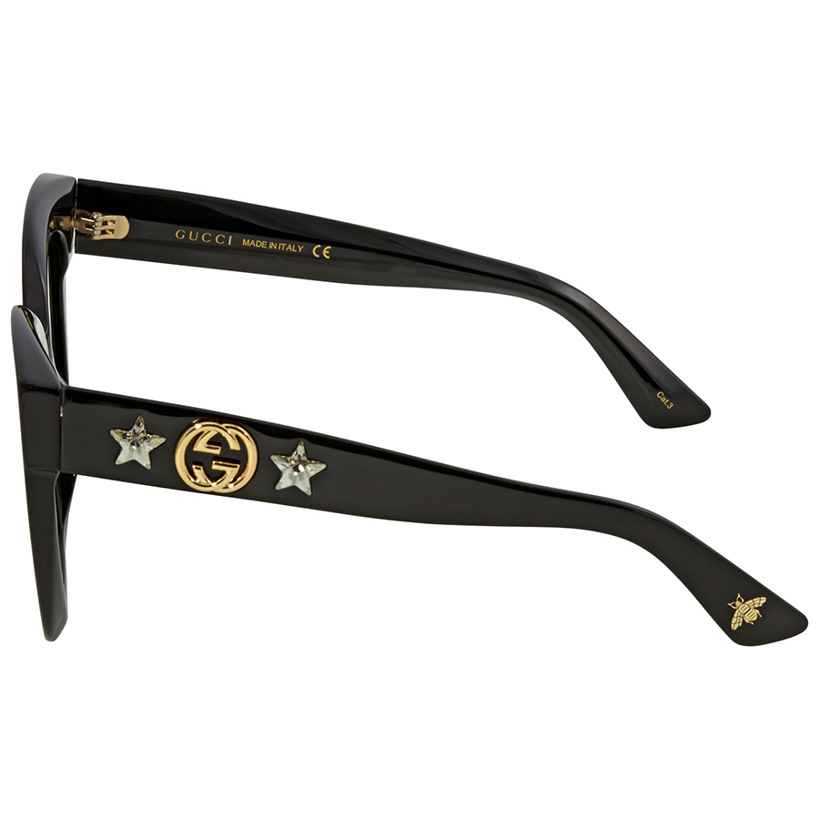 gucci grey butterfly ladies sunglasses gg0208s 001 49 gucci grey butterfly ladies sunglasses gg0208s 001 49