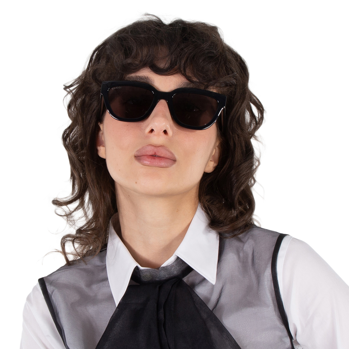 gucci grey cat eye ladies sunglasses gg1578s 001 54 gucci grey cat eye ladies sunglasses gg1578s 001 54