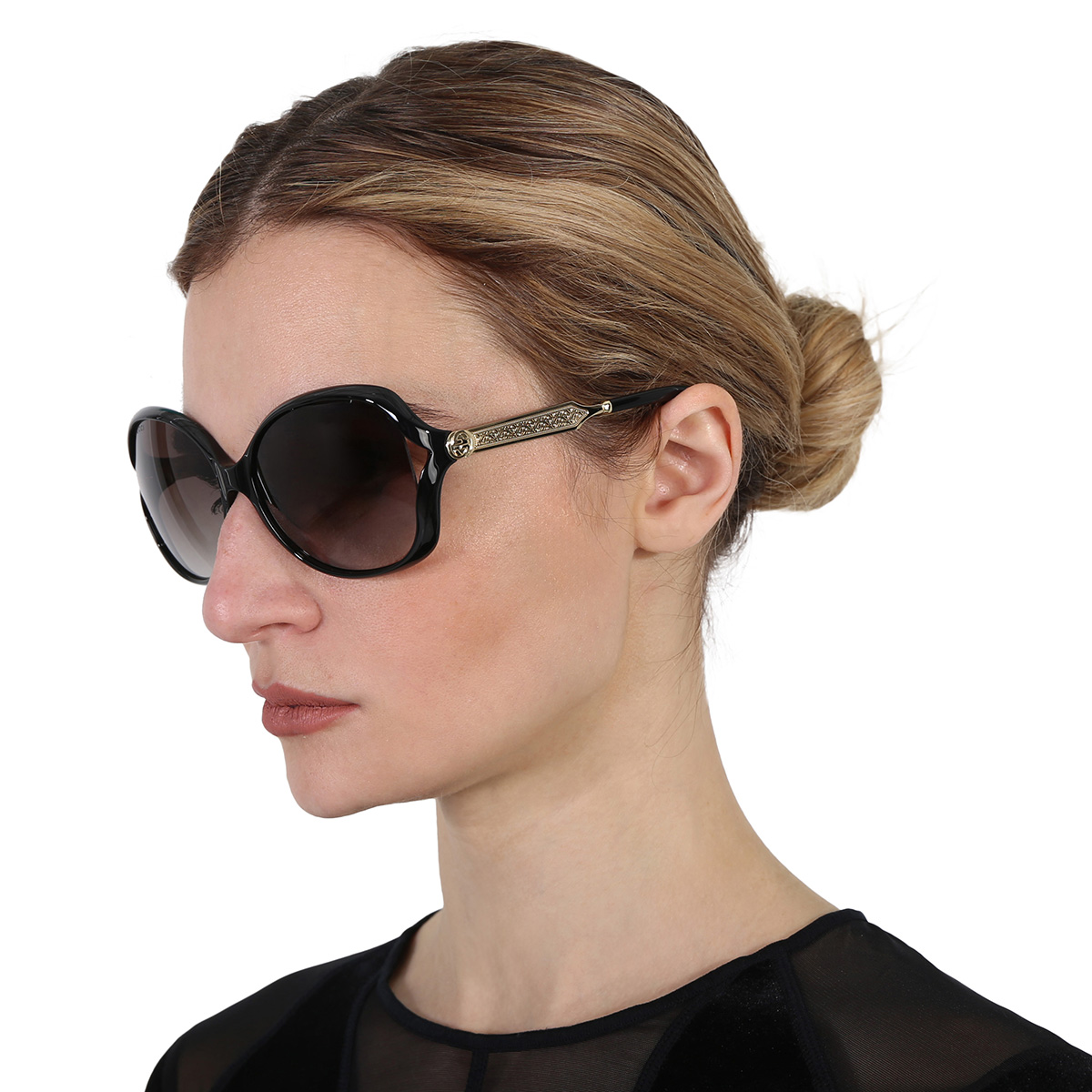 gucci grey gradient butterfly ladies sunglasses gg0076s 002 60 gucci grey gradient butterfly ladies sunglasses gg0076s 002 60